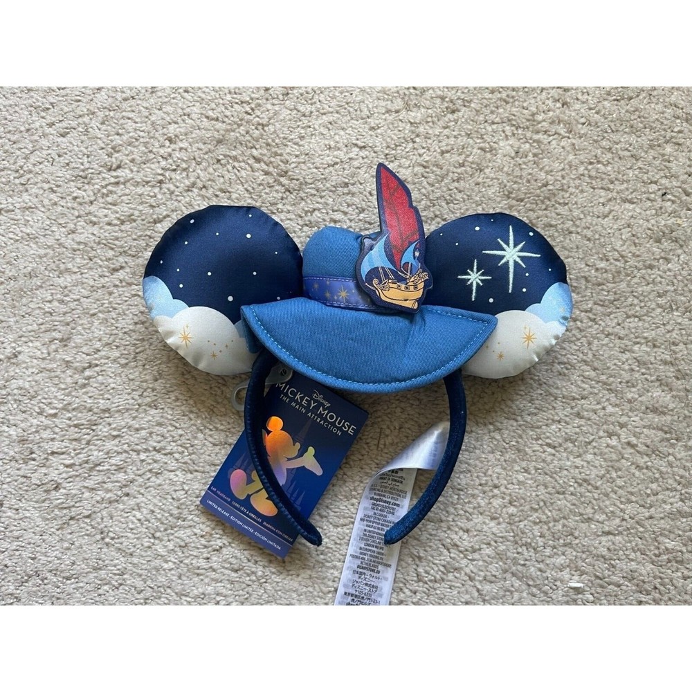 Disney Mickey mouse the main attraction ear headband Peter Pan Limited Edition